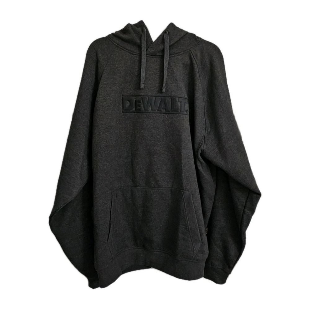 DeWALT Sweater Mens XXL Charcoal Gray Black Pullover Workwear Outdoor
